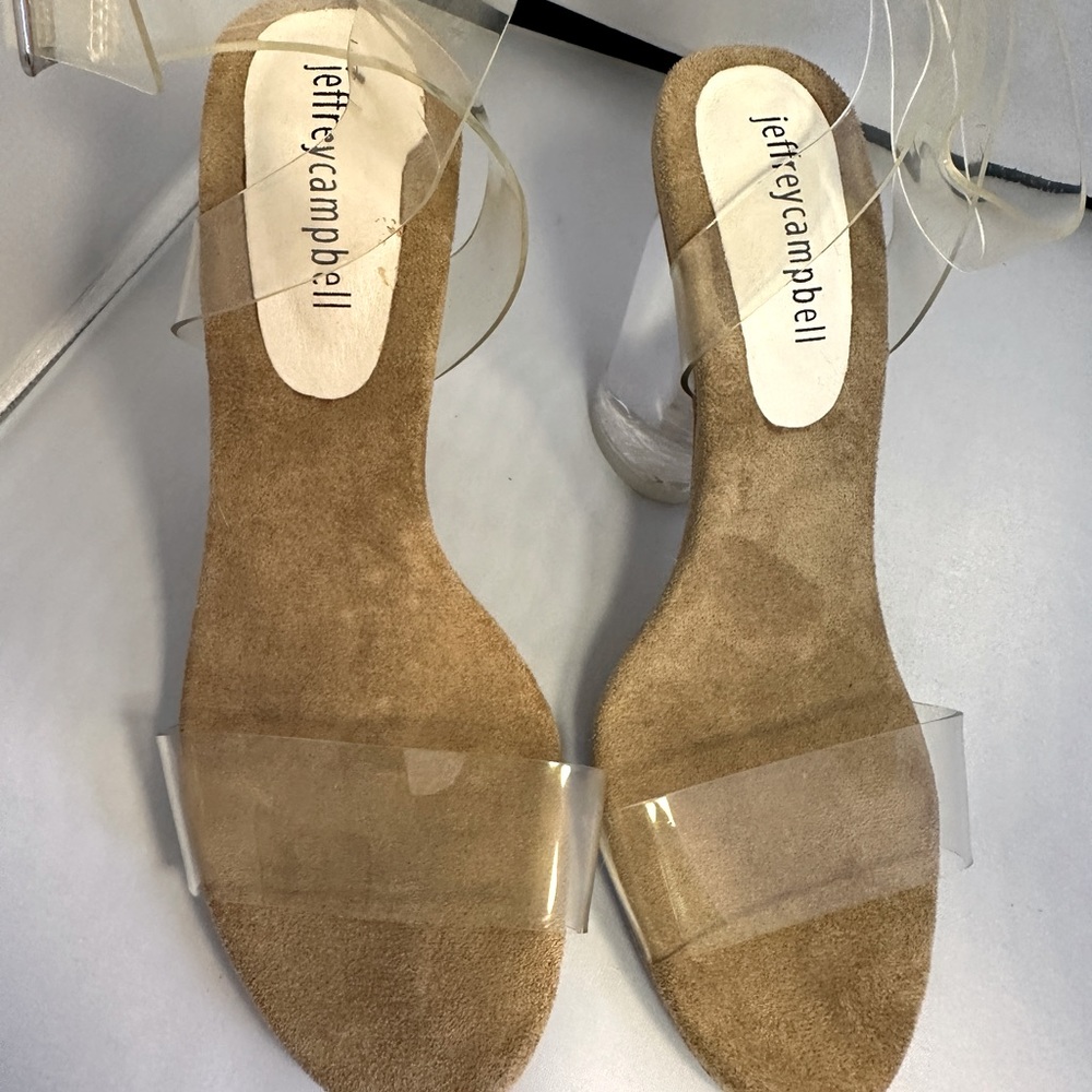 Jeffrey Campbell lucite heeled sandals - Picture 4 of 5